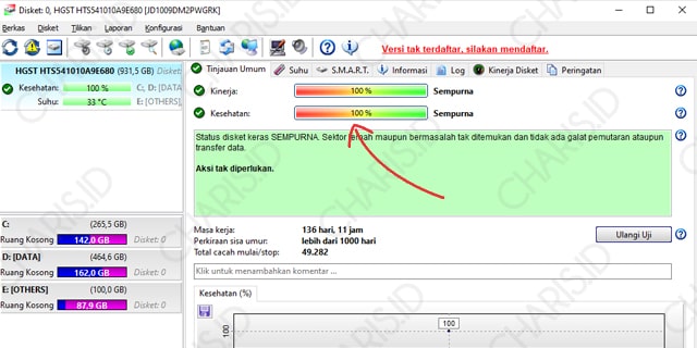 Cek Kesehatan Hardisk