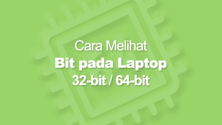 Cara Melihat Bit Laptop
