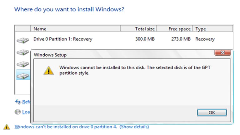 Cara Mengatasi GPT Partition Style