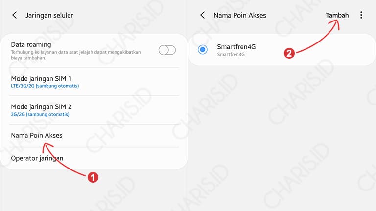 Cara Mengatur APN Android