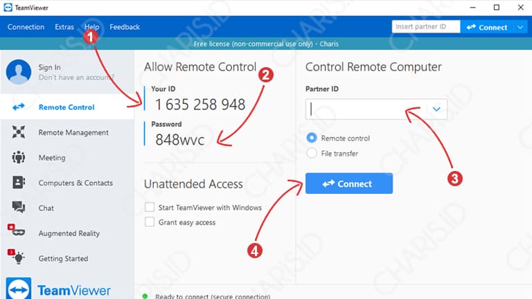 Cara Menggunakan TeamViewer