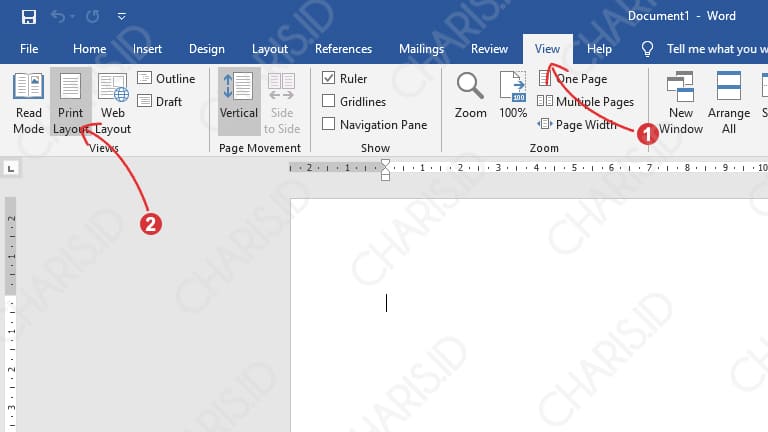 cara membuat kop surat di word