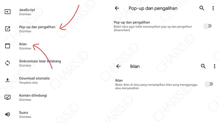 cara menghilangkan iklan google chrome