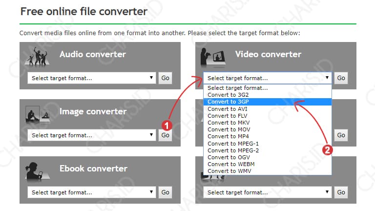 cara mengubah format video tanpa software