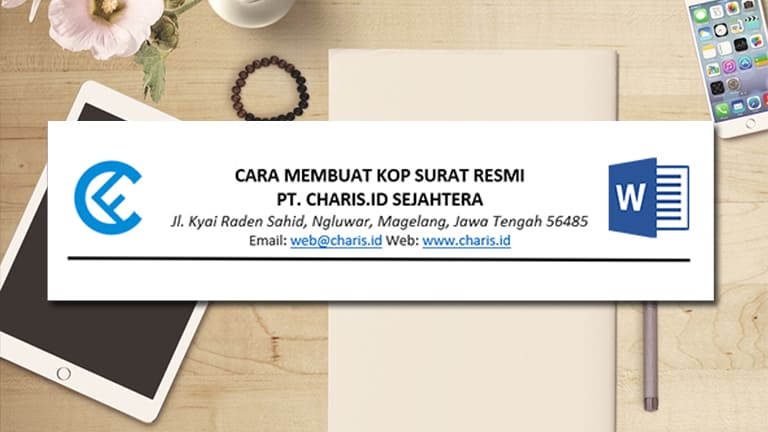 cara membuat kop surat