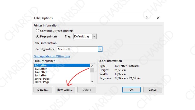 cara membuat label undangan dengan excel