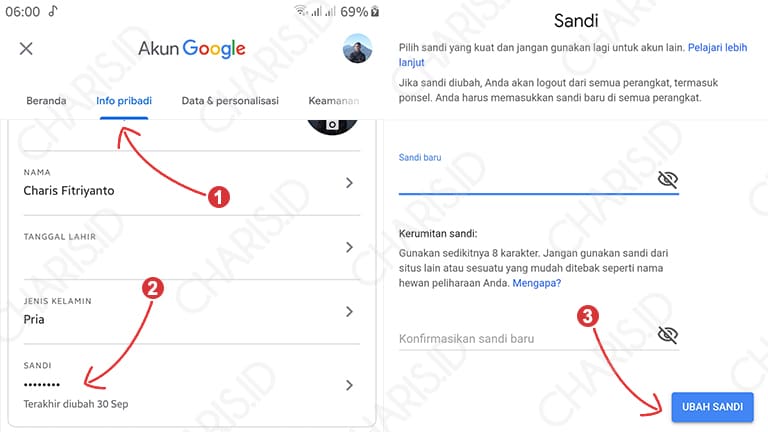 Cara Mengganti Password Gmail Lewat Pc Dan Android