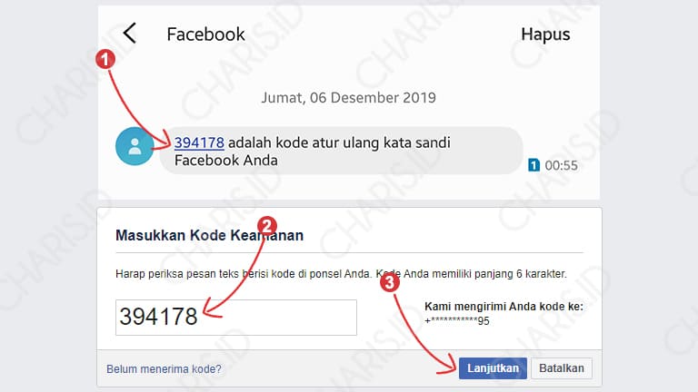 cara masuk facebook dengan kata sandi lama