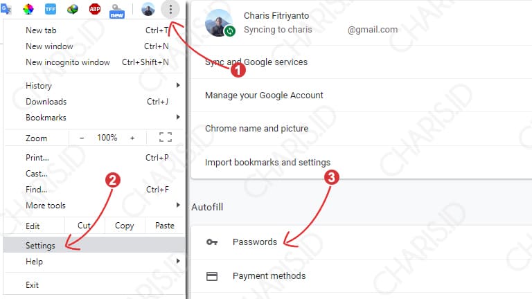 cara melihat kata sandi gmail sendiri