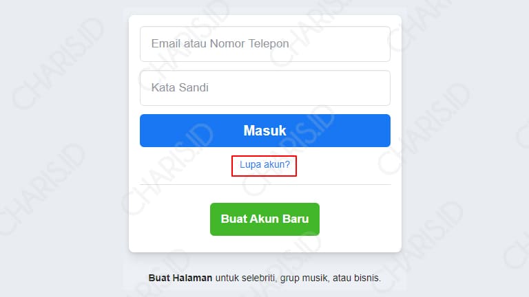 cara mengatasi lupa password facebook