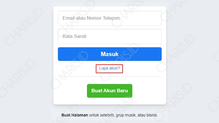 cara mengatasi lupa password facebook