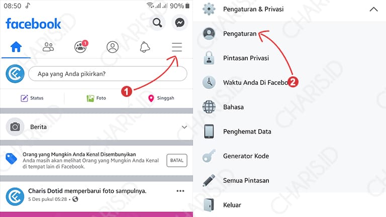 cara menghapus akun di facebook