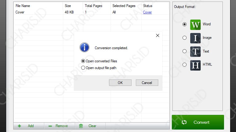 cara merubah file pdf ke word secara manual