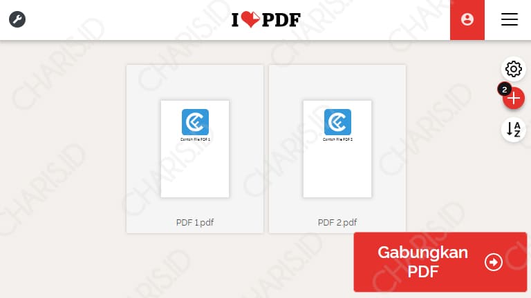 menggabungkan file pdf online