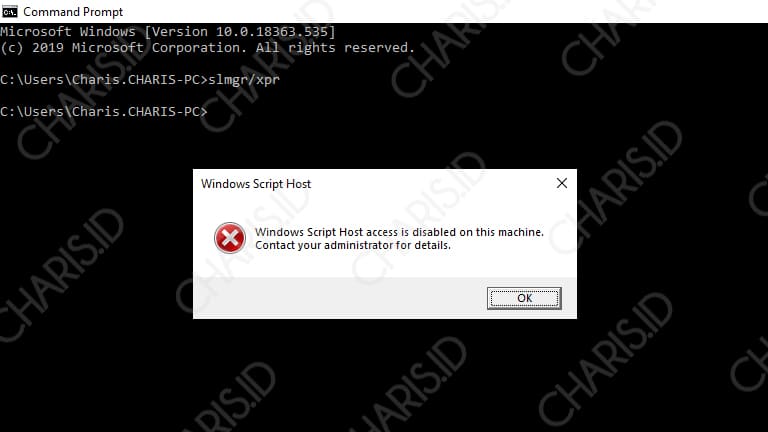 Cara Mengatasi Script Host access is disabled