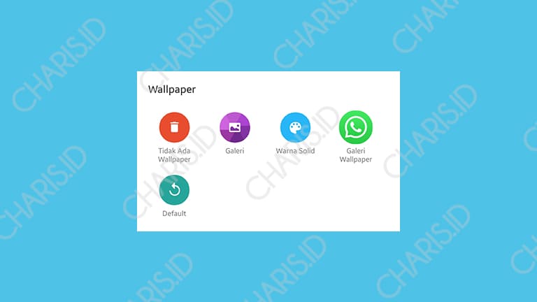2 Cara  Mengganti  Background  Wallpaper  Chat WhatsApp