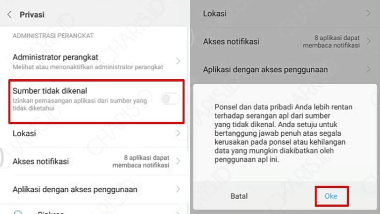 sumber tidak dikenal Xiaomi