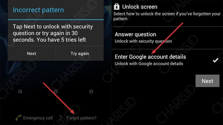  3 Cara Membuka Android Yang Lupa Dan Terkunci Pola