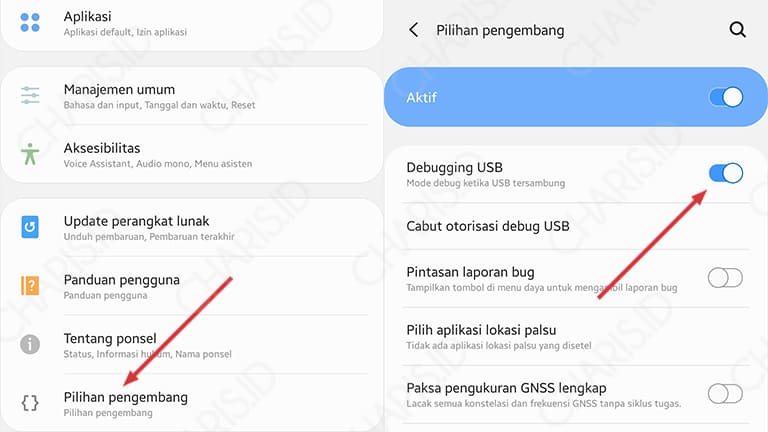 cara menghapus aplikasi bawaan android dengan pc