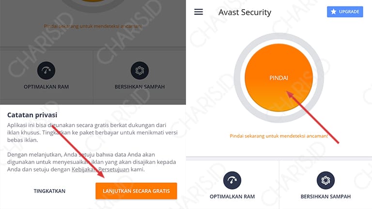 cara menghapus virus trjoan di android