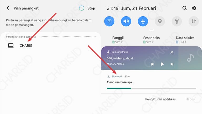 cara mengirim aplikasi lewat wa