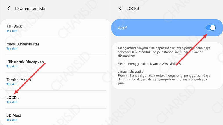 cara mengunci aplikasi di hp android