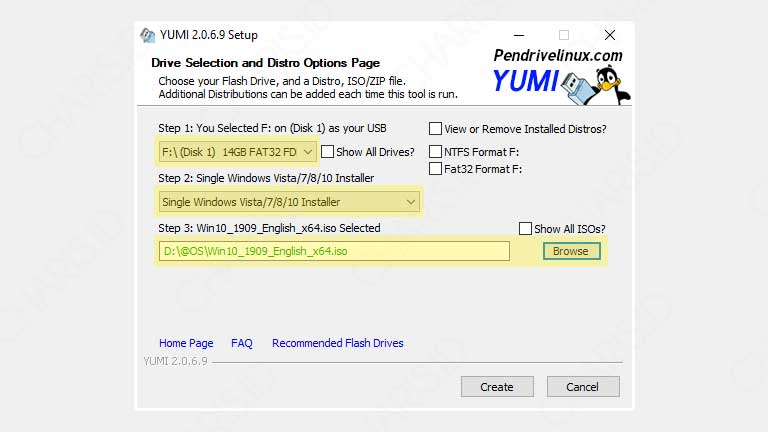 cara buat bootable usb