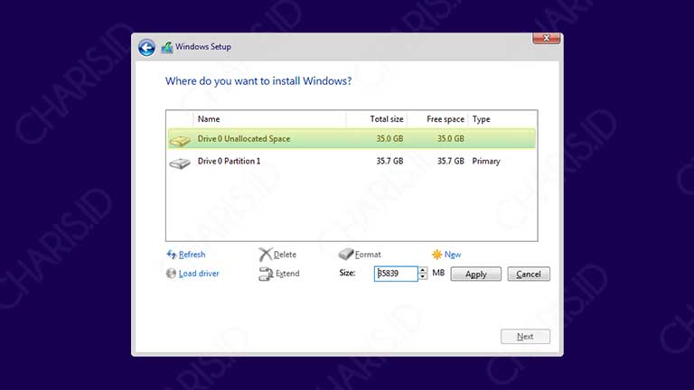 cara instal windows 10 dengan dvd