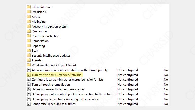 cara mematikan windows defender windows 10