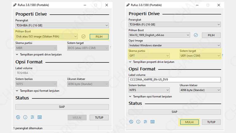 cara membuat bootable windows 10