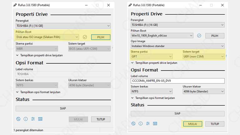 cara membuat bootable windows 10