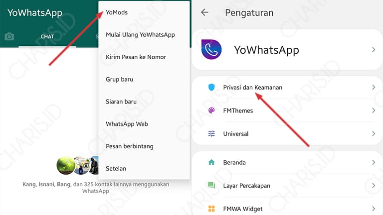 privasi whatsapp mod