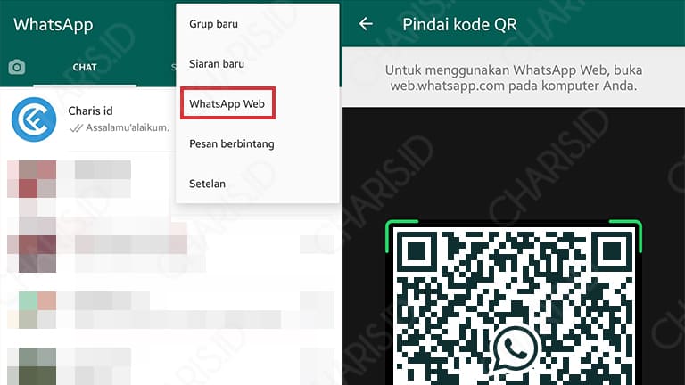 cara buka whatsapp di laptop