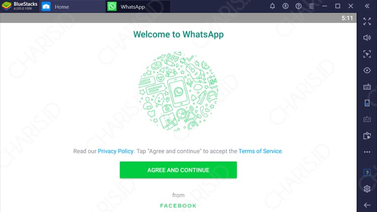 cara install whatsapp di laptop