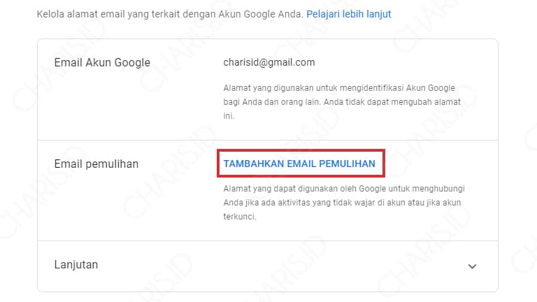 cara melindungi akun gmail