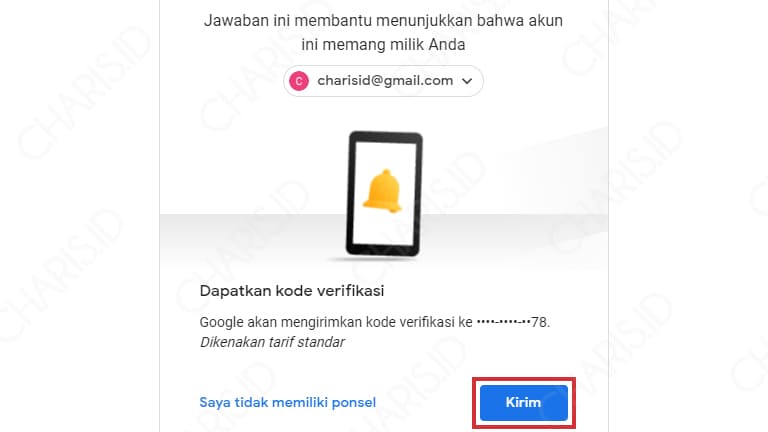 cara mengganti password gmail yang lupa