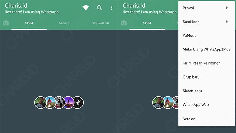 cara mengganti tema whatsapp android