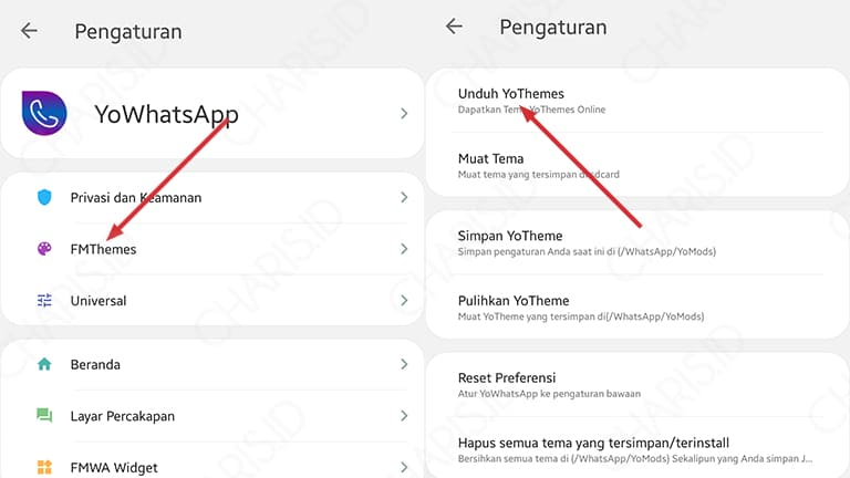 cara mengganti tema whatsapp di android