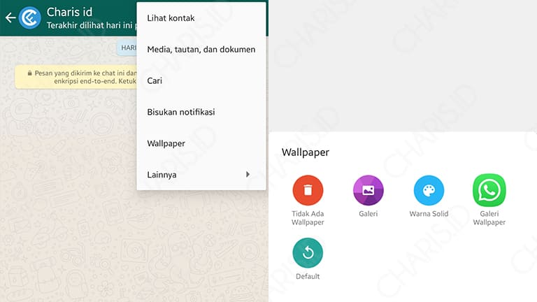 cara mengganti warna background whatsapp