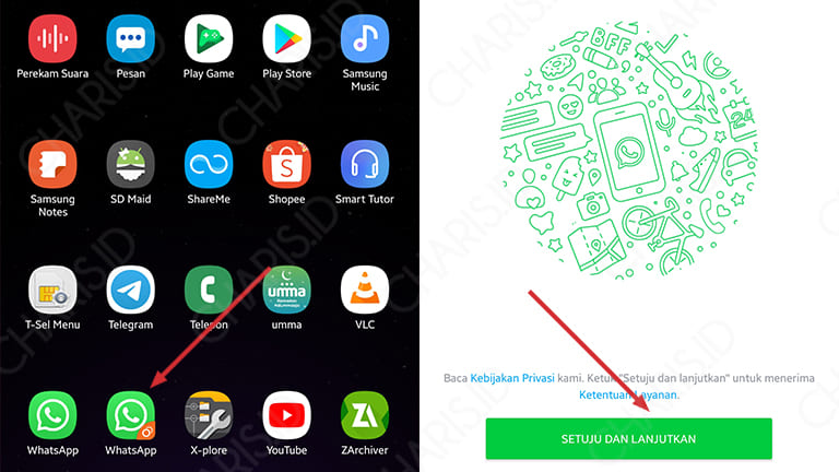 cara menggunakan 2 whatsapp di android