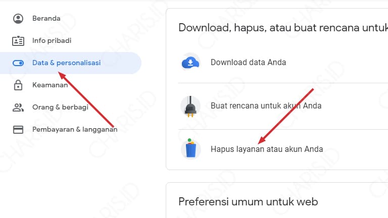 Cara privasi akun gmail