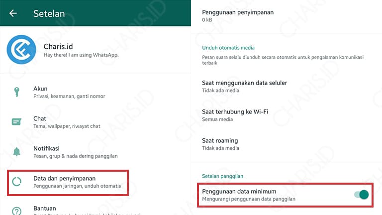 cara menghemat kuota untuk whatsapp