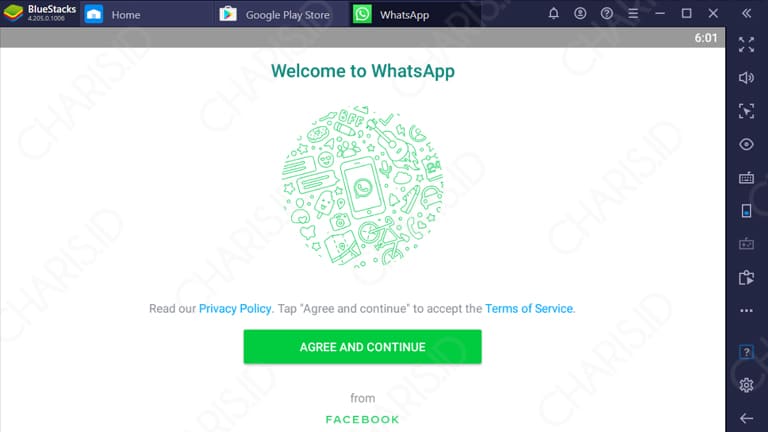 cara video call di laptop dengan whatsapp