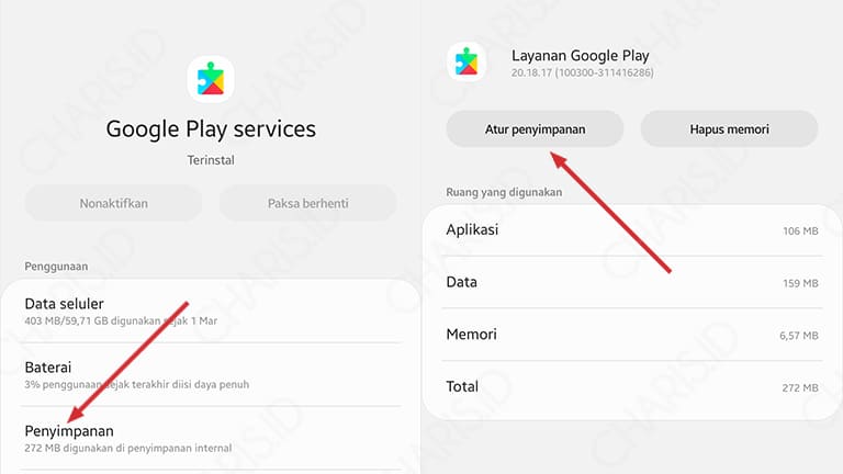 Update Aplikasi Google Play