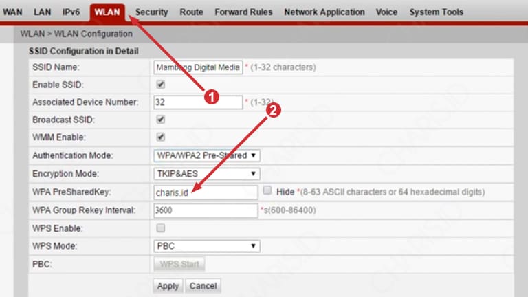 cara mengganti password indihome