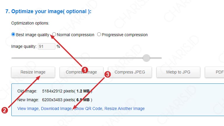 cara memperbesar ukuran jpg online