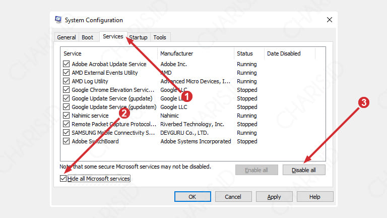 cara menghilangkan windows script host