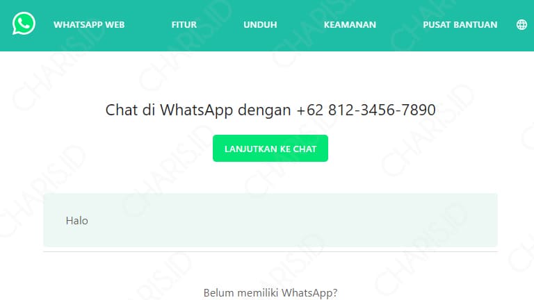 cara buat link whatsapp