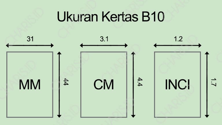 Ukuran Kertas B10