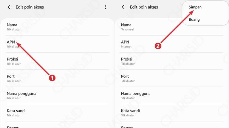 Setting APN Telkomsel